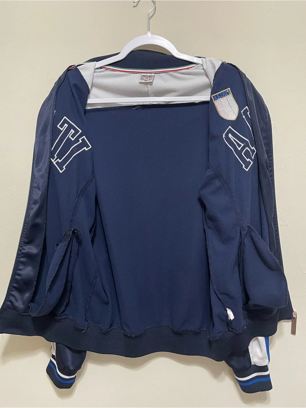 ITALIA Desierto Track Jacket Zip Up Soccer Futbol Crest Logo 90s Y2K Men XXL